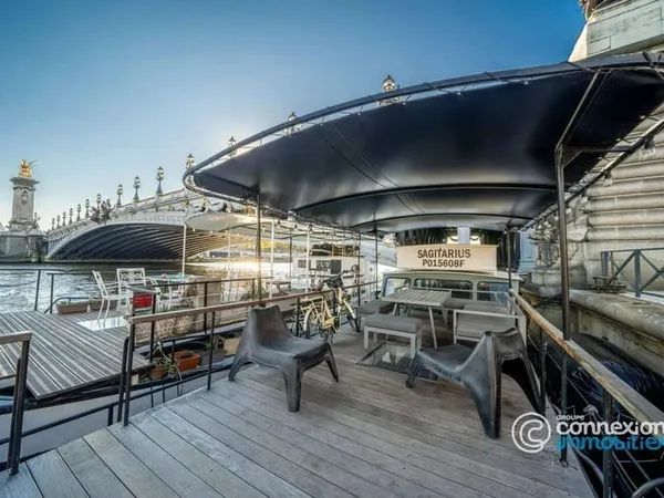 Péniche 2 pièces 45 m²