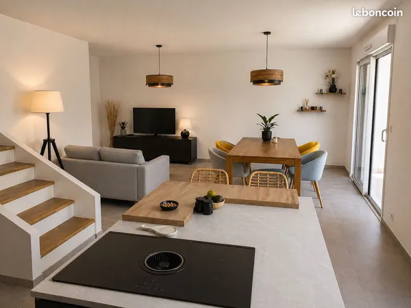 Location Duplex T5 119 m² - Terrasse 32 m² - Garage + 2 parkings