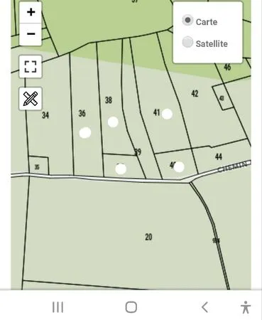 Lot de 6 parcelles 1,8 ha au Total
