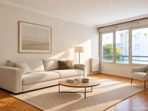 Châtillon Appartement calme et lumineux de 5 pièces, 4 cha