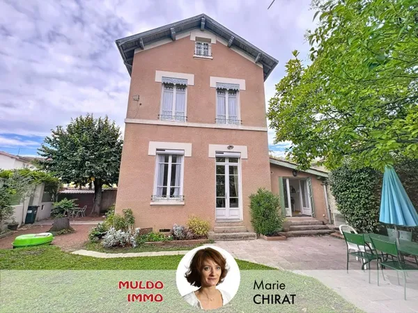 Vends aison bourgeoise avec jardin coeur de Montchat Lyon 3ème