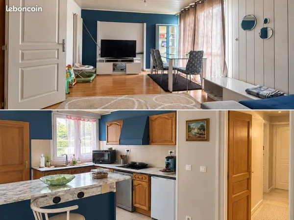 Charmant appartement 77m2 3 chambres rendement locatif 9%