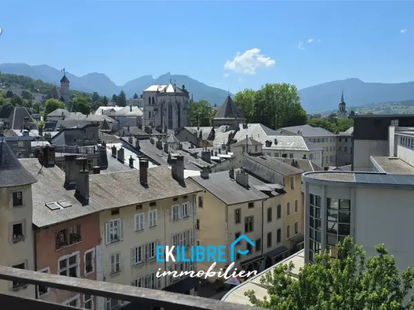 Vue panoramique, appartement T4 Chambéry hyper-centre