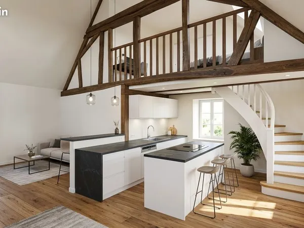 Zillisheim centre grand T5 duplex terrasse, jardin et garage