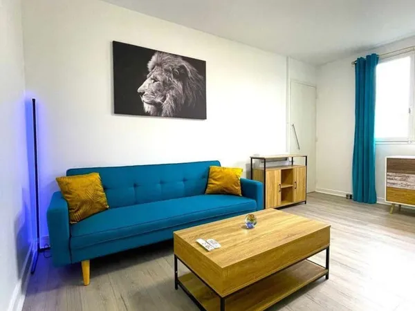 2 chambres dans beau T3 57m² meublé à neuf