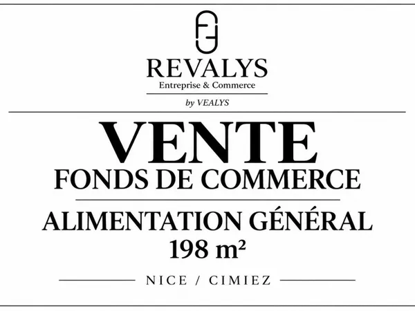Commerce d'alimentation 198 m²