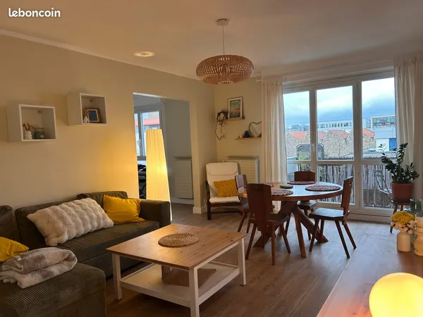 À louer meublé 4 pièces 76m² - Quartier Châteaucreux