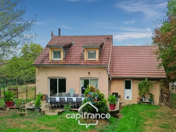 Maison récente avec grand terrain, terrasse et garage à Saillenard (71580)