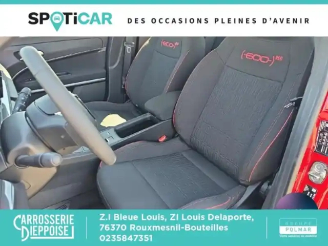 Fiat 600 e 156ch 54kwh red — photo 26