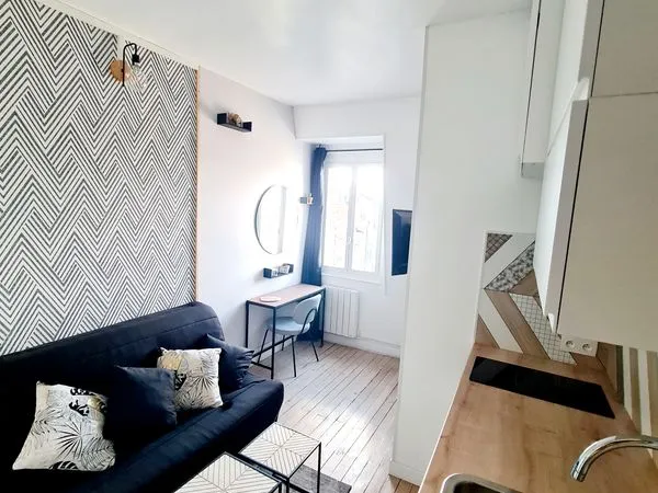 Studio meublé rénové - Reims Jean Jaurès - Grenier privatif - Idéal investisseur