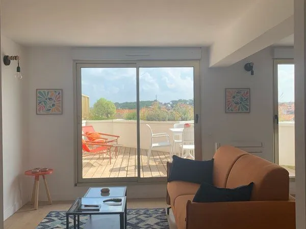 Front d'océan, T2 avec climatisation et terrasse