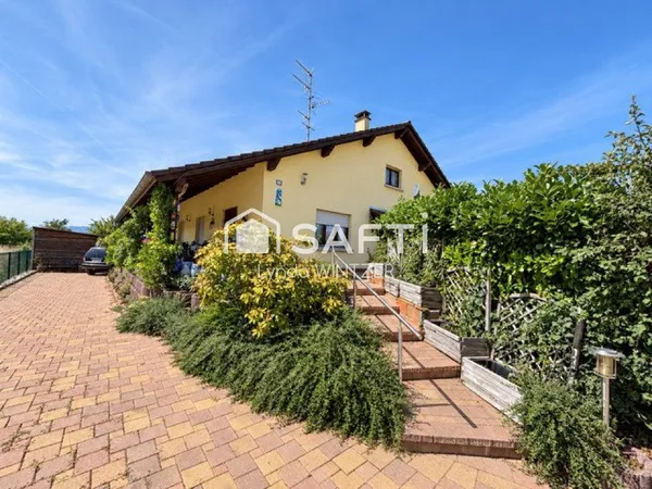 MEYENHEIM - Maison individuelle 124 m2 - Terrain 17 ares - Sous sol complet - Combles aménageables
