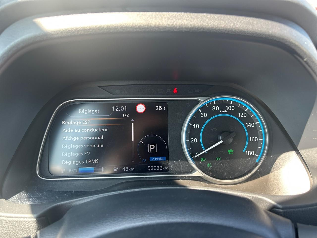 Nissan Leaf 150ch 40kwh acenta 21.5 — photo 13