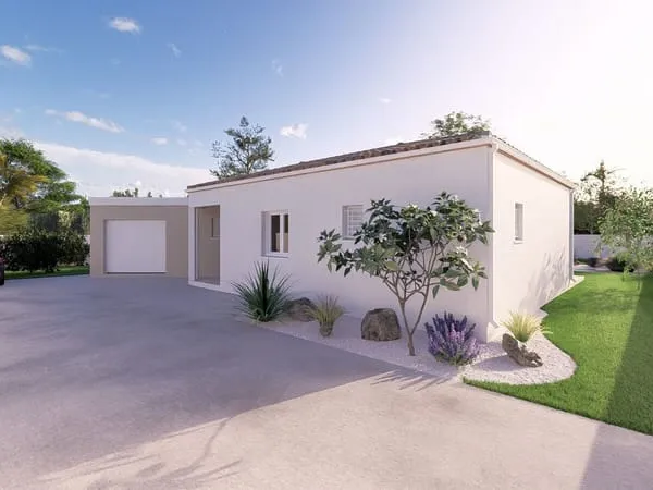 Maraussan 34370 Villa neuve avec terrain