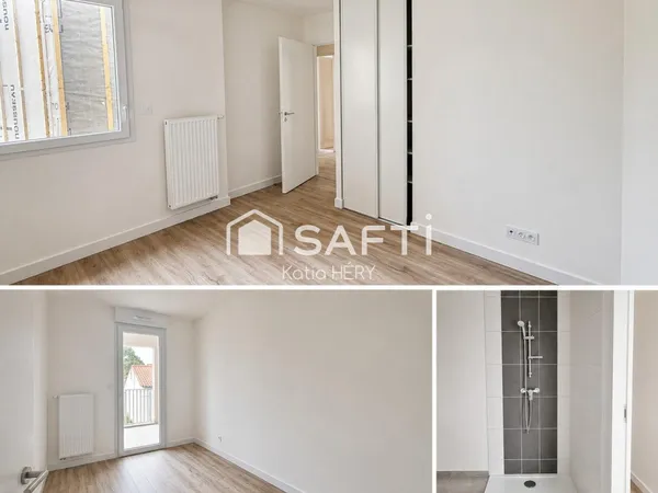 À louer - Appartement T3 avec balcon, cave et 2 parkings