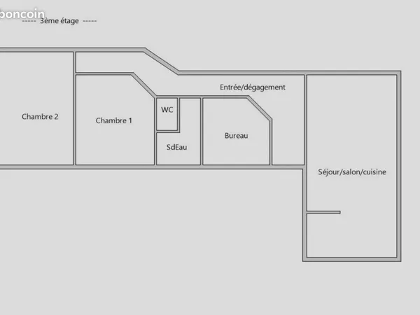 Appartement T5 centre ville