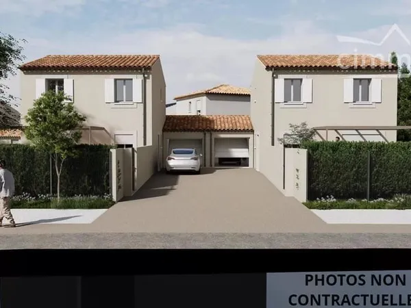 Villa T4 de 92 m² neuve avec garage.