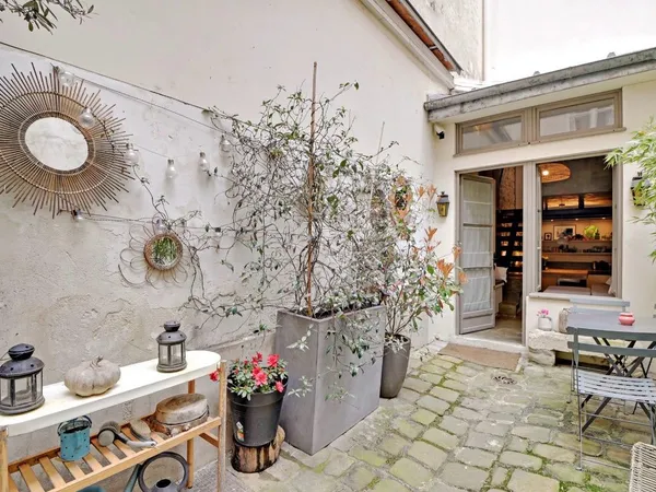 Location maison avec jardin Paris centre août 2026