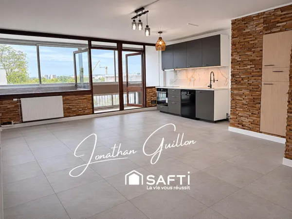 Appartement F3 64 m2 + LOGGIA - PROCHE COMMODITÉS - MEAUX - COLBERT
