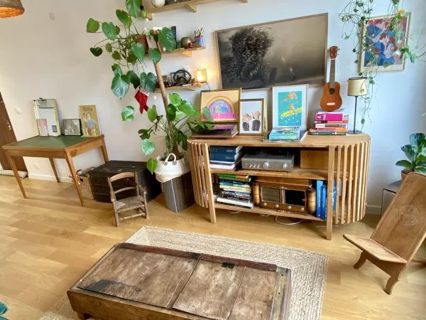 Vends appartement, 2 chambres, parking, balcon, proche Puces de St Ouen