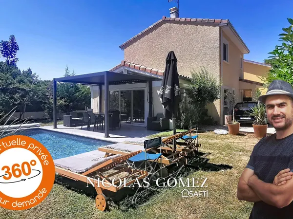 Belle maison T4 111 m² avec piscine, garage, DPE "C" - Collonges-Au-Mont-d'Or