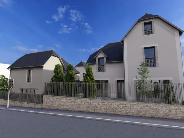 A VENDRE MAISON D'ARCHITECTE NEUVE // DINAN CENTRE//4 CHAMBRES//VIE DE PLAIN PIED