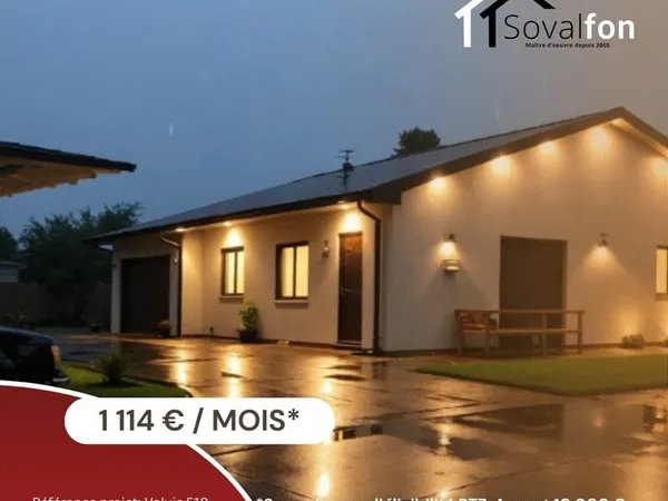 VOLVIC - Maison 78 m2 - 3 chambres, garage