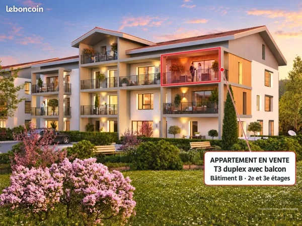 Duplex 3 pièces 79 m²