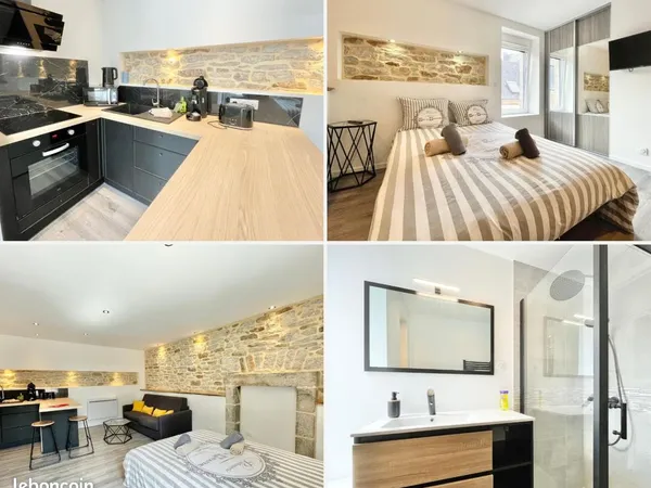 Studio meublé 27 m² - À 100 m de la gare - Quimper