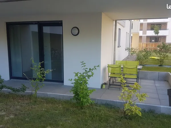 Strasbourg Neudorf — 2 pièces meublé avec terrasse, jardin et garage
