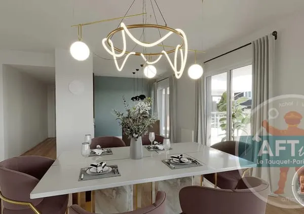 A VENDRE APPARTEMENT NEUF RESIDENCE ALCOVE 204 T4 LE TOUQUET PAR