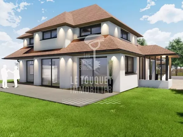 TERRAIN AVEC PROJET D'ARCHITECTE ASSOCIE