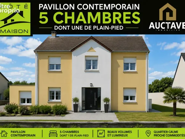 Alençon Pavillon contemporain - 5 chambres
