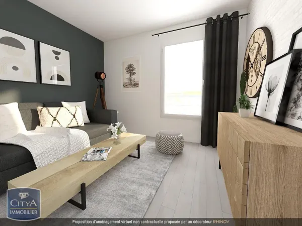 Appartement 1 pièce 19 m²