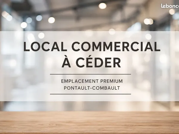 CESSION DROIT AU BAIL - SHOWROOM 800 m² - PONTAULT-COMBAULT