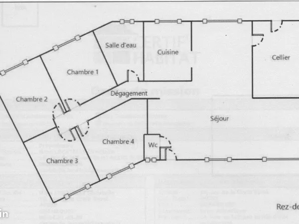 Maison de plain pied avec terrain - 4 chambres