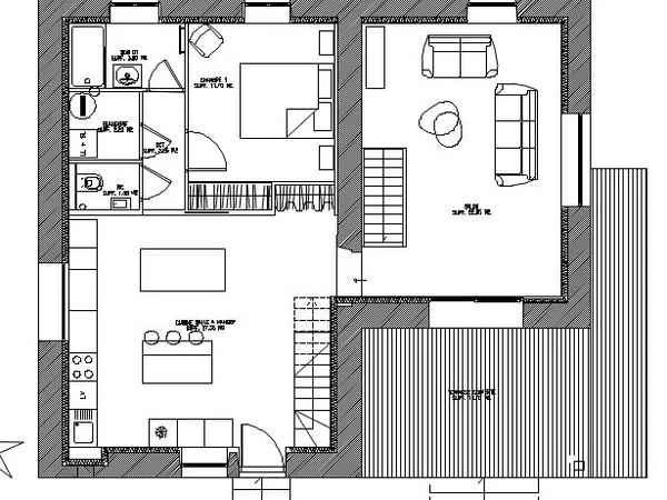 Maison pierre T5 (141 m²) + Local pro (49 m²) - Jardin, Garage & Préau
