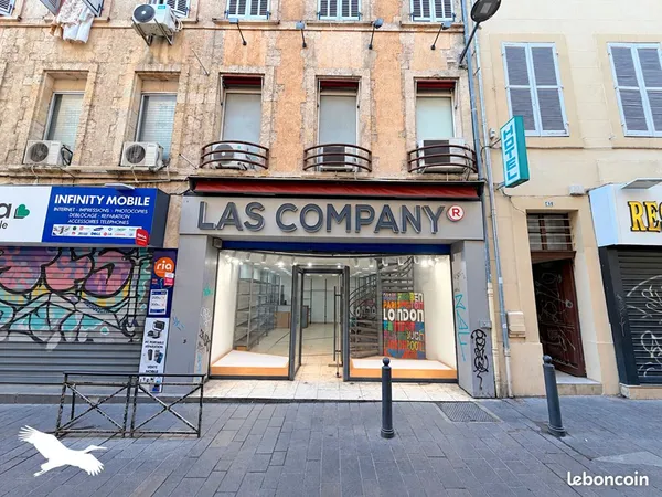 Murs commerciaux 98 m² MARSEILLE