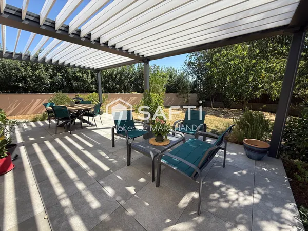 BEAU PLAIN-PIED ARBORÉ 4 CH GARAGE