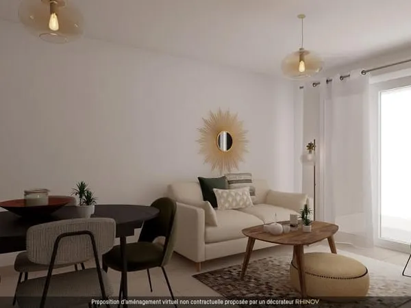 Appartement 2 pièces 39 m²