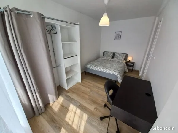 Chambre en colocation 479, éligible APL, bail individuel, sans frais d'agence