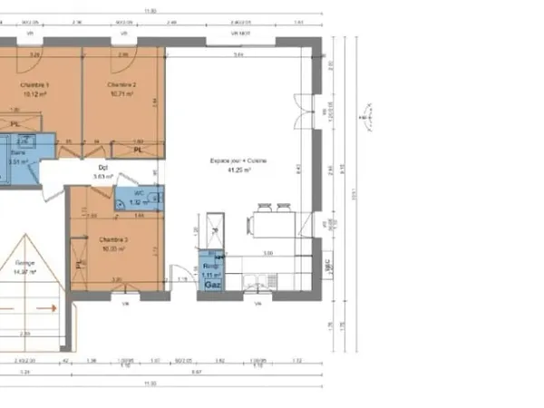 Terrain 443 m²