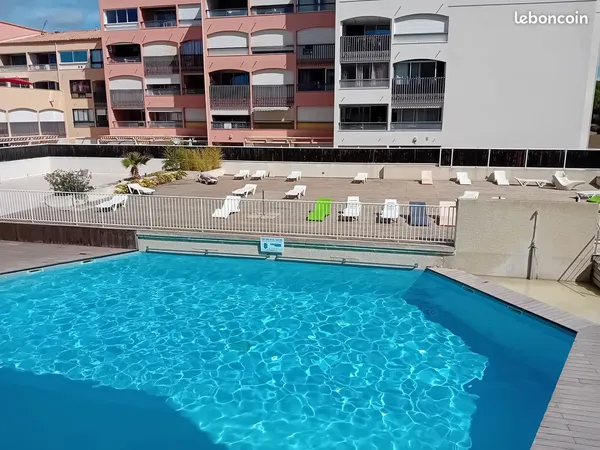 CAP D'AGDE Studio meublé 20m²