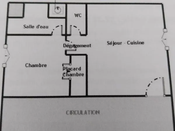 Appartement 2 pièces 27 m²