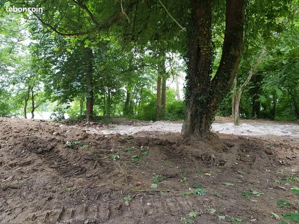 Terrain 2 000 m² sur île - Garage 100 m² - Accès direct Seine