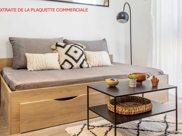 Studio 1 pièce 18 m²