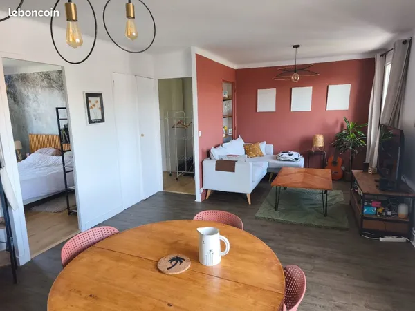 Appartement meublé 3 pièces 61m2