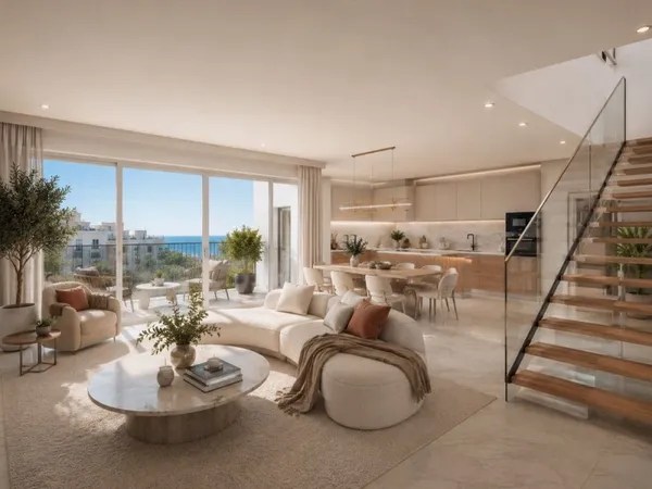 NICE CENTRE - SPLENDIDE DUPLEX T4 EN DERNIER ETAGE ECHAPEE MER DE 77M² AVEC BALCON