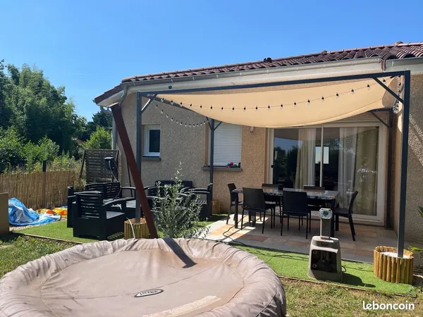 Maison plain pied 97m² avec garage attenant