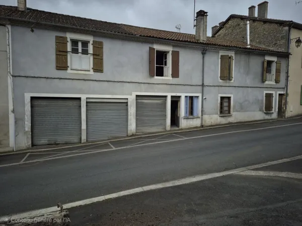 Bien immobilier de rendement Vente Nontron 7p 160m² 82000€